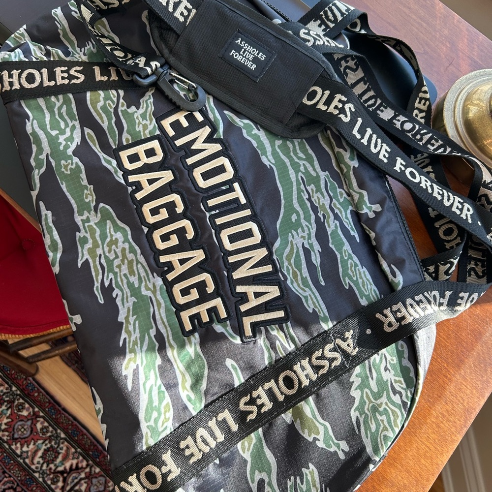 🆕 ALF Emotional Baggage Camo Duffle Bag